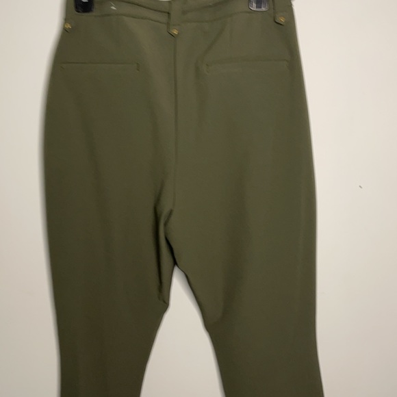 Olive Green -Belted - EXPRESS- size 12 - Picture 4 of 5